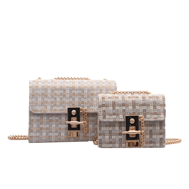 Street 2023 Nuova borsa a tracolla Borsa a catena in lana moda Borsa da donna Piccola borsa a tracolla rossa in rete fresca_voghion.com