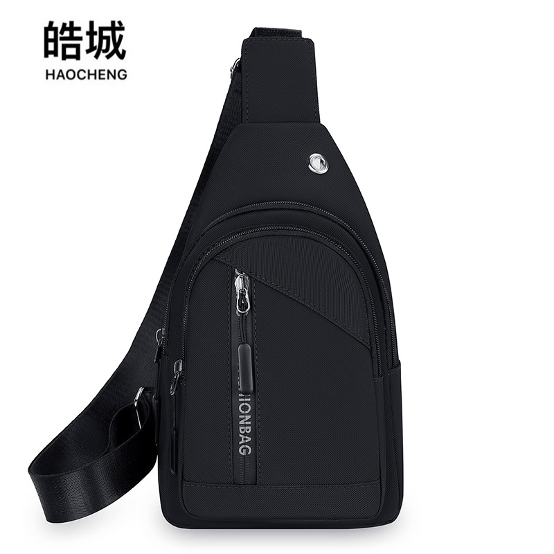 2024 nuevo bolso de ciclismo casual para hombre, bolso de pecho portátil de un solo hombro de viaje de negocios ligero multifuncional de moda