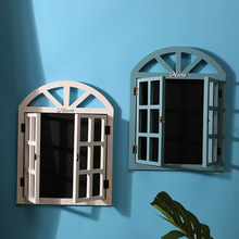 创意房间卧室假窗户仿真小黑板奶茶店欧式墙面装饰品墙上挂件壁挂