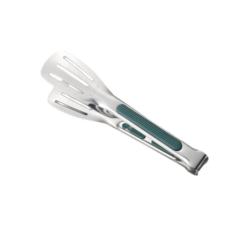 Food Tongs 304 Stainless Steel Barbecue Steak Grill Meat Bread Food Tongs for Home and Restaurant Use