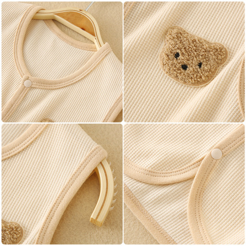 Baby vest spring and autumn Baofuge small vest children's autumn outer clothing vest cardigan cute waistcoat