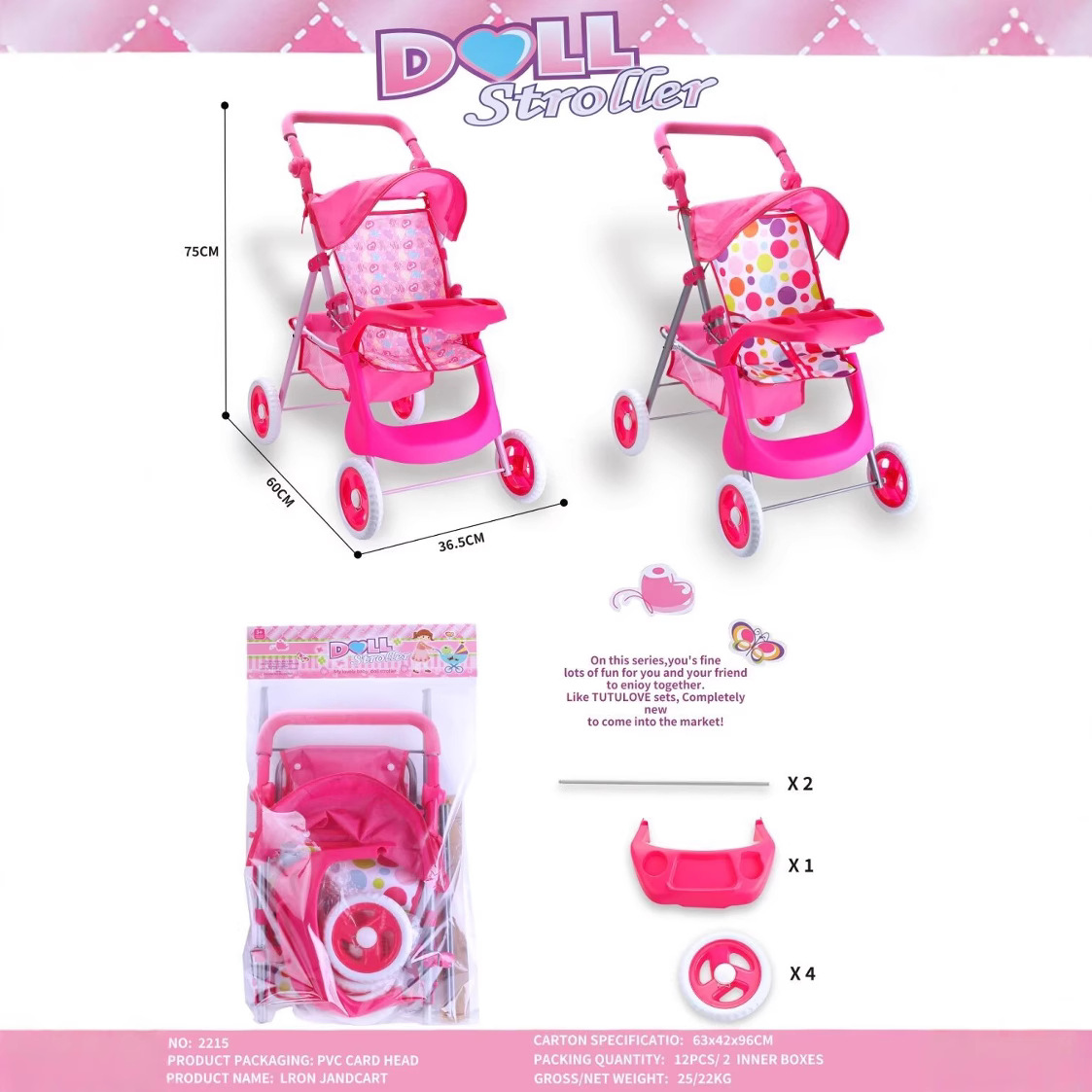 Comercio exterior Amazon transfronterizo infantil simulación carro con mesa de comedor muñeca empuje juguetes de carro de niña grande