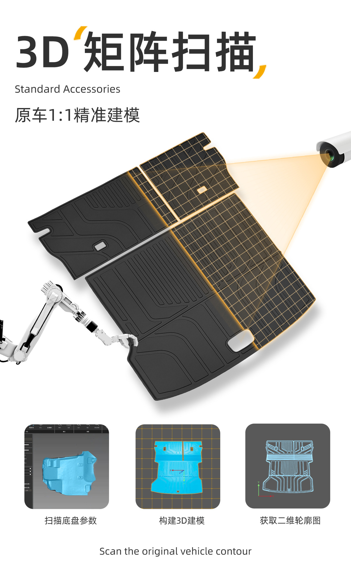 Suitable for Xpeng M03 trunk mat, 24-26 model specific, Max Mona 03 car TPE trunk mat