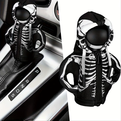 Sürətlər qutusu və əl tormozu başlıqları: Halloween hoodie gear lever
