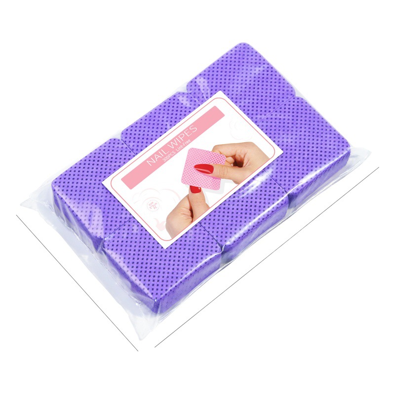 Uñas pegamento de pestañas paño de limpieza uñas pieza de algodón Toalla de uñas mágica Toalla de uñas lavado de uñas algodón al por mayor