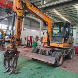 二手轮式抓木机 抓草机图片 滑移装载机 抓废铁 抓草机 抓草捆