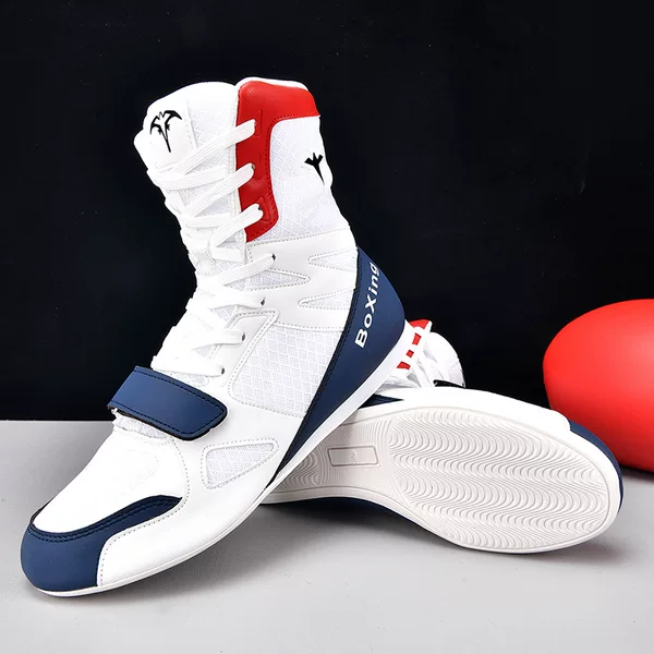 Professional Boxing Shoes, Sanda Fighting Shoes, Non-Slip and Wear-Resistant Martial Arts Training Boxing Shoes, Taekwondo Muay Thai Men's Fighting Shoes