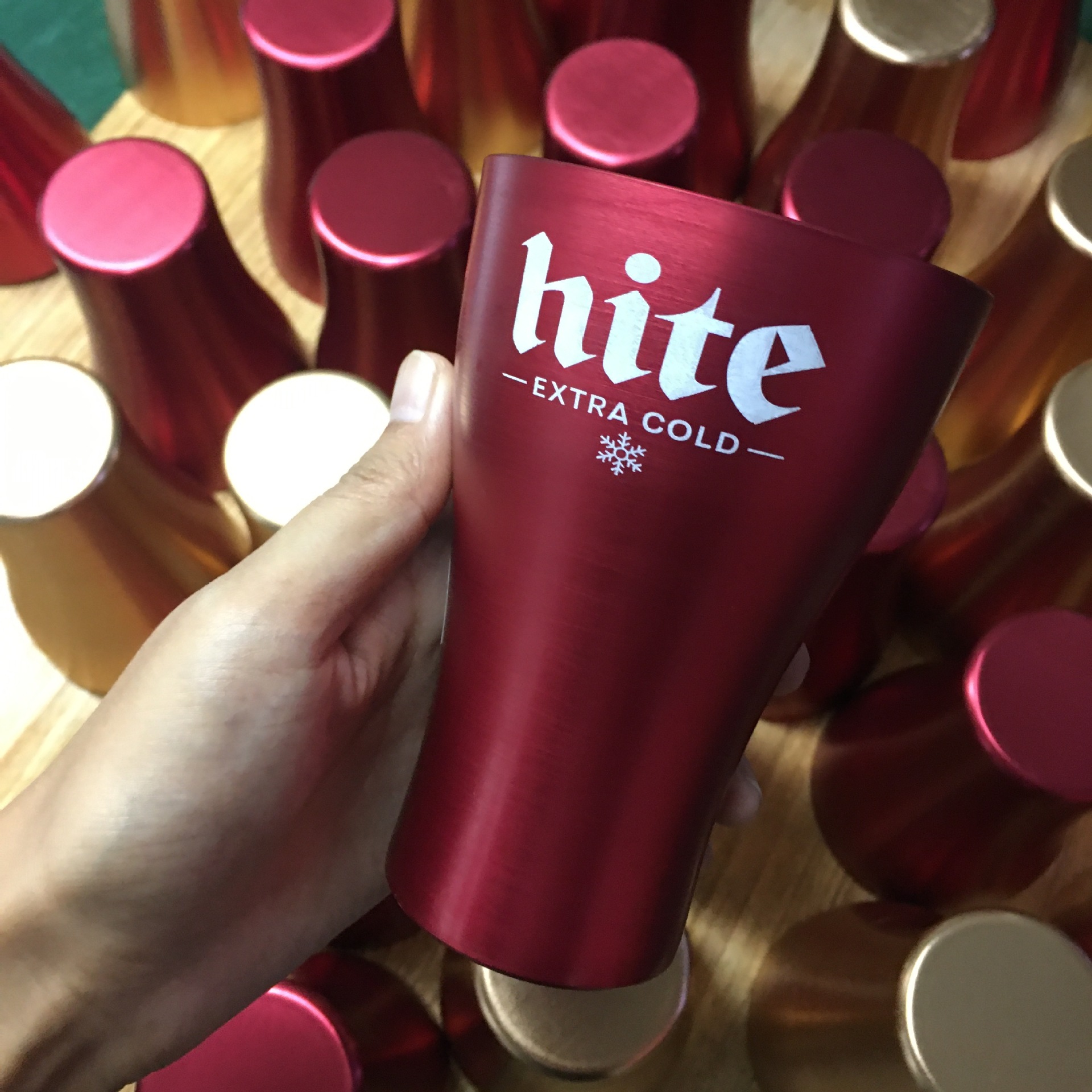 360ML taza Coca-Cola oxidación taza de Coca-Cola taza de cerveza de una sola capa taza de bebida fría taza de jugo taza de aluminio personalizada