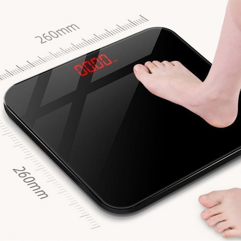 Led black weight scale (red light)✦☆