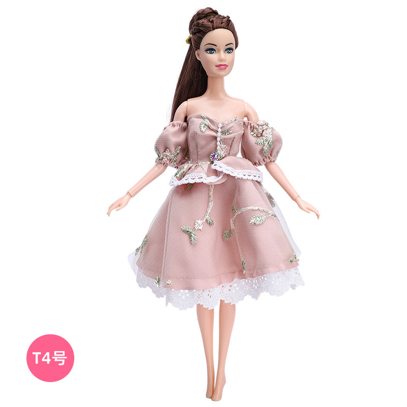 30cm Barbie muñeca ropa traje moda vestido princesa vestido encaje vestido niñas juguetes transfronterizos nuevo