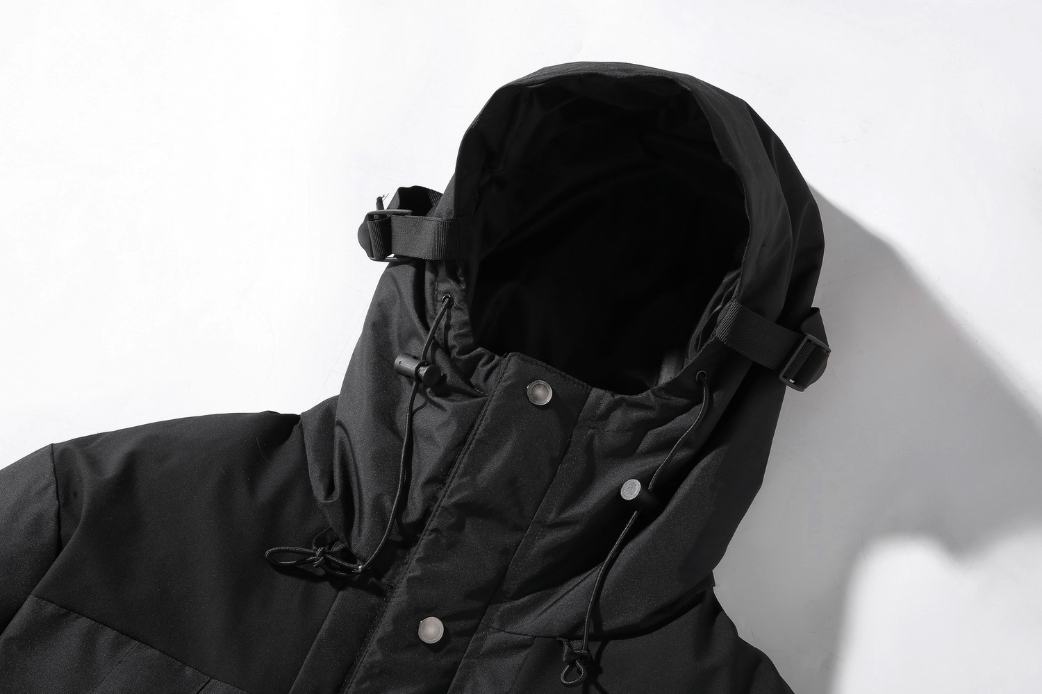 Men's Down Jacket Beijing Style Spliced Hooded Winter Coat_voghion.com