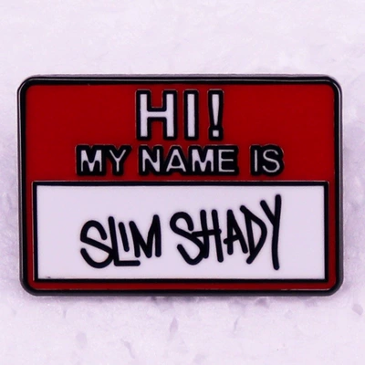 Rapper Eminem brooch, song badge, music merchandise (Yaxa sancaqları) - e-13-4-2aa14-02-b02