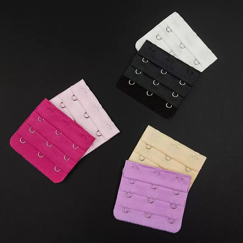 三排三扣文胸延长扣 女士内衣加长扣 胸罩三排搭扣 衣物辅料批发