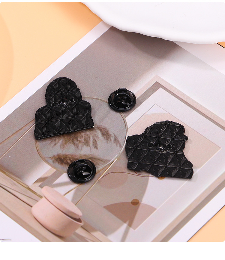 Unisex Gender Enamel Design Cute Pin Human Alloy Enamel Unisex Brooches