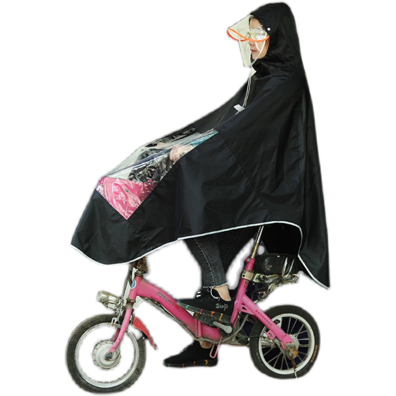 LL 전기 자전거 비옷 드라이버 비옷 라이딩 방수 비옷 자전거 투명 시각 대시 보드 비