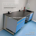 Changsha Hospital Steel Wood Laboratory Bench All-Steel Acid-Resistant Alkali Resistant Side Bench Laboratory Sampling Bench Sink Cabinet Manufacturer