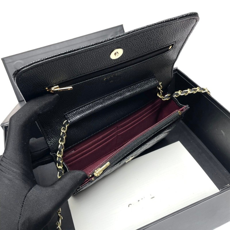 Xiaoxiang ハイエンドの新しい WOC フォーチュンバッグキャビア多用途レディースチェーンバッグシングルショルダークロスボディ菱形小|undefined