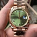 Rose Gold Green Roman