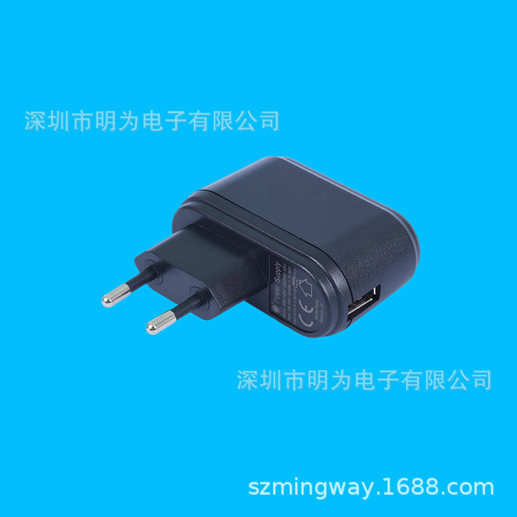 供应欧规插墙式12V 1A电源适配器 交流变直流电源适配器
