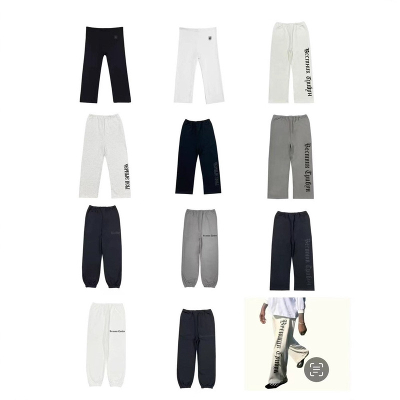 Yeezy Gosha Joint Brand Culture Russian Slogan Kanye Double-Headed Eagle Sports Casual Long Sweatpants