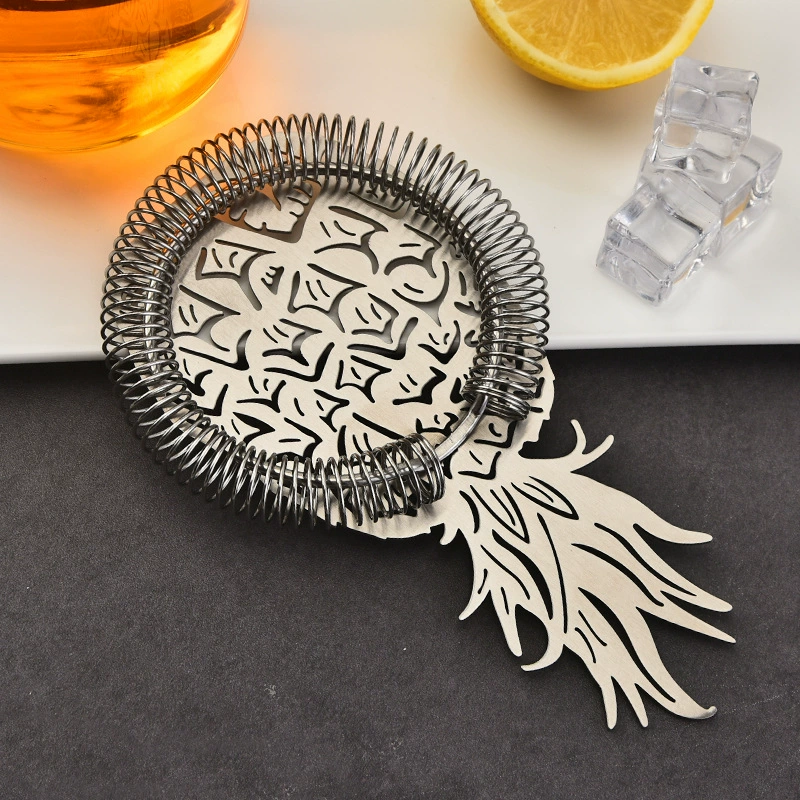 304 Нержавеющая сталь ананас фильтр льда коктейль бармен инструмент льда фильтр фильтр фильтр винный фильтр