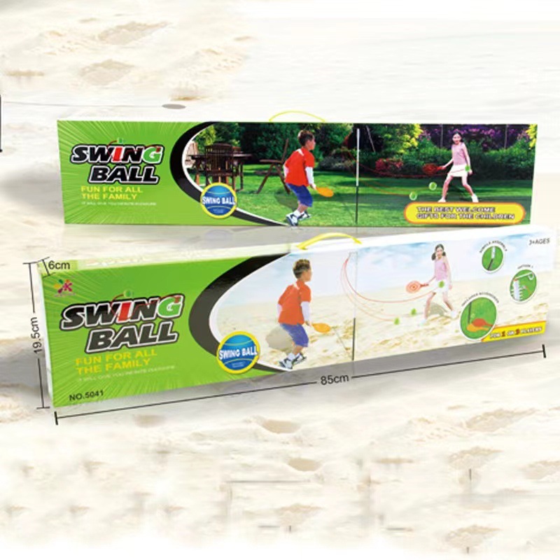 Juguetes de tenis para niños transfronterizos, deportes para padres e hijos en interiores y exteriores, juego de entrenador de tenis con pelota oscilante, venta al por mayor