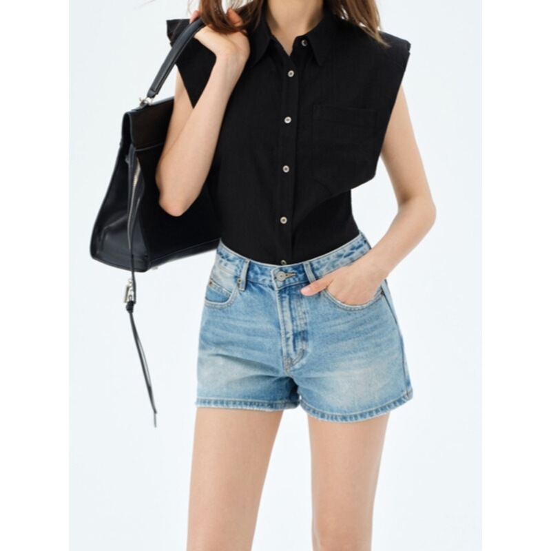 Jocorbei High-End 2026 Summer Denim Shorts, High-Quality Turkish Style Versatile Retro Jeans