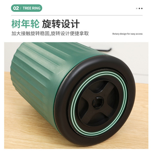 Household rotating knife holder, chopstick barrel, knife storage rack, kitchen knife rack, multi-functional all-in-one tableware storage bucket