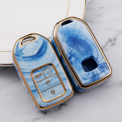 and Accord popular protective – Car key bag - model-a-4a-trunk-key-blue-and-white-porcelain