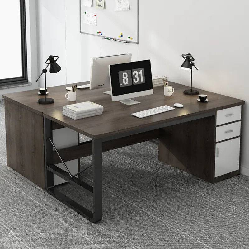 Computer Desk Desktop Simple Modern Office Desk Staff Office Boss Desk with Drawer Desk Home Desk