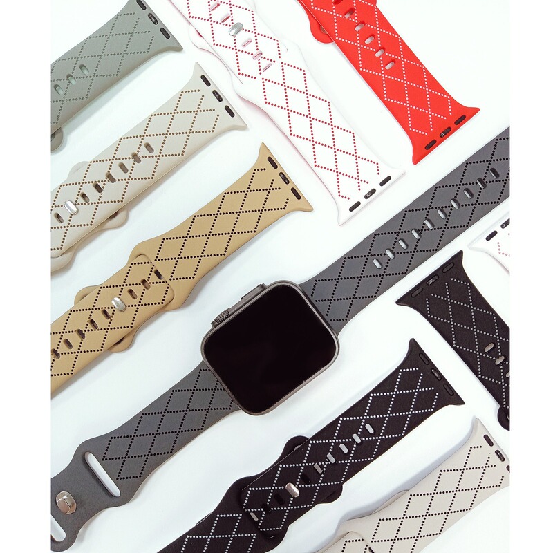 Suitable for Apple Watch iWatch S8 9 7 Ultral Series Silicone Strap Apple Watch