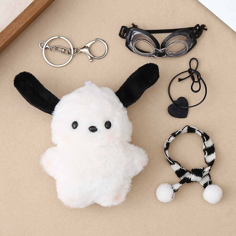 Auténtico trajes Rua Pacha perros colgantes blush lindo muñeca niña mochila muñeca creativa peluche regalo