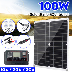 Cross-border 25W solar panels monocrystalline small flexible outdoor portable emergency power bank photovoltaic components emergency