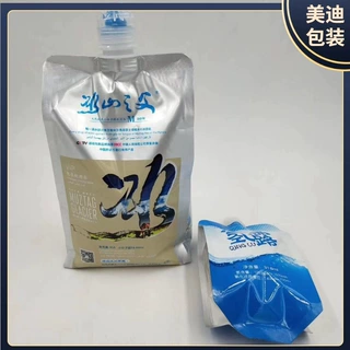 定制1L母婴饮用水包装袋四边封山泉水铝箔袋避光锁氢富氢水复合袋