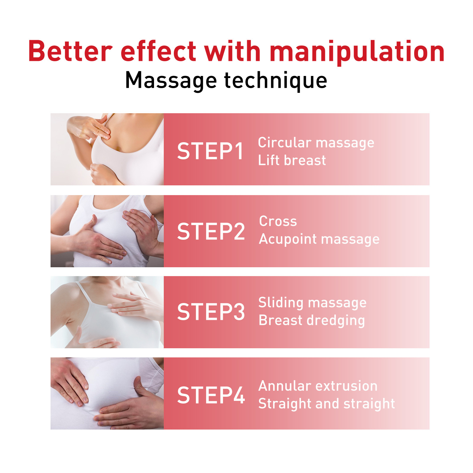 Chest West&Month, massaggio rassodante da donna, crema di bellezza per un seno forte e ricco_voghion.com