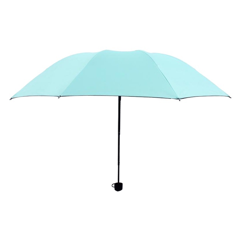Umbrella in water blossom sunny rain dual-purpose sunshade black rubber anti-ultraviolet folding sun umbrella LOGO advertising umbrella wholesale