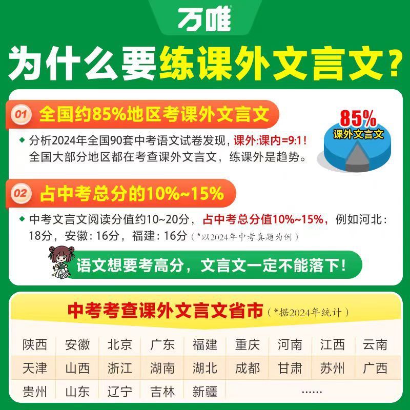 26版万唯初中语文现代文阅读课外文言文名著七八九年级阅读理解|undefined