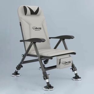New Folding European-Style Fishing Chair, All-Terrain Reclining, Multi-Functional Telescopic Adjustable Legs, Direct Sales from the Manufacturer, Worry-Free