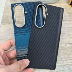 Samsung zfold7 ケブラー アラミド繊維素材の携帯電話ケース zfold 30% off スタック携帯電話保護カバーに適しています。