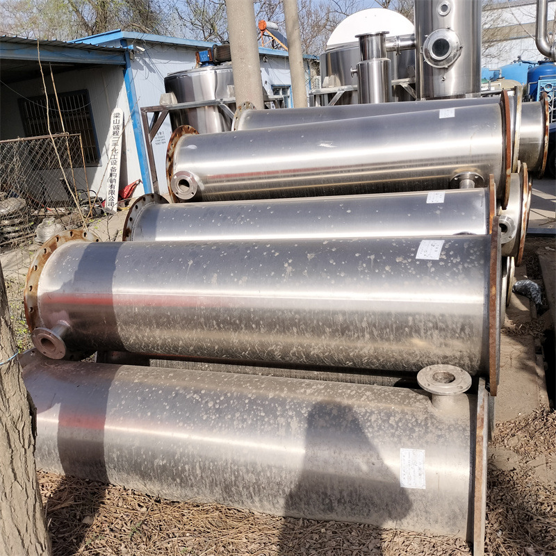 二手冷凝器  循环板式换热器  330平方不锈钢钛材冷凝器