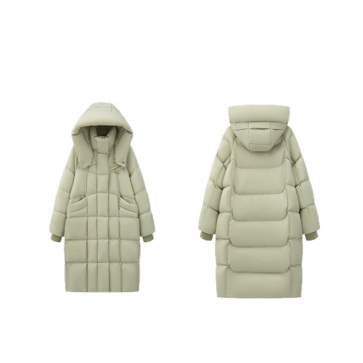 Alta sensación super ligera nubes puff plumón chaqueta para mujeres 2024 invierno nuevo 90 chaqueta de acero blanco grueso