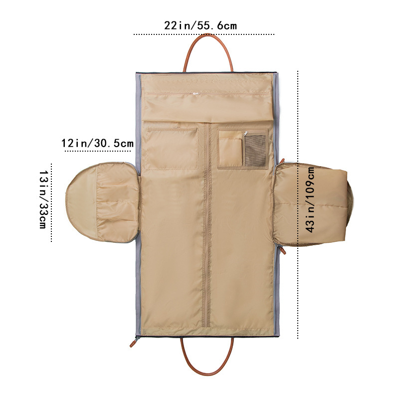 Spot nueva ropa de viaje convertible bolsa de equipaje de mano 2 en 1 maleta colgante traje bolsa de viaje