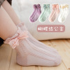 girl Lace stockings spring and autumn Thin section Korean Edition children princess baby baby Cotton socks bow ins Little Girl