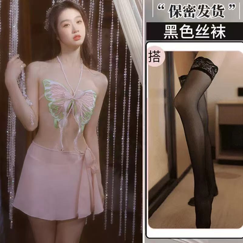 나비요정복 + 검정 스타킹