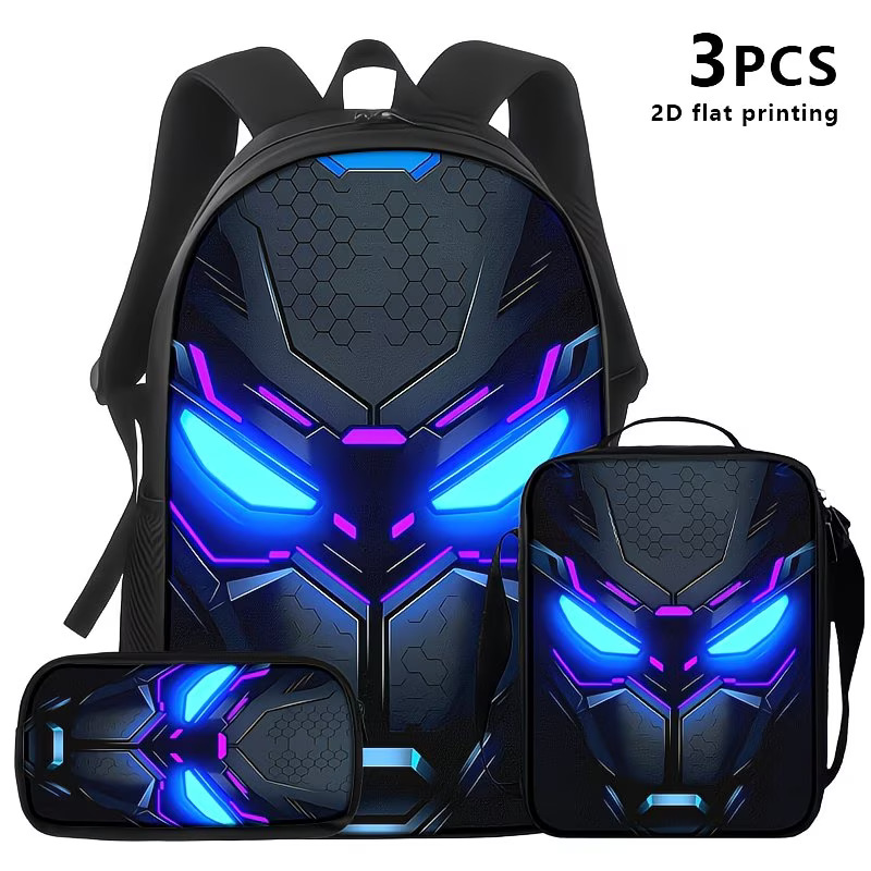 Venta caliente transfronteriza mochila de dibujos animados sin tema mochila escolar para estudiantes de primaria y secundaria mochila de gran capacidad bolsa de hombro bolsa de lápices