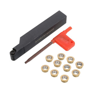 SRAPR1616H10 CNC lathe tool bar tool holder +10 pieces RPMT10T3MO blade combination set