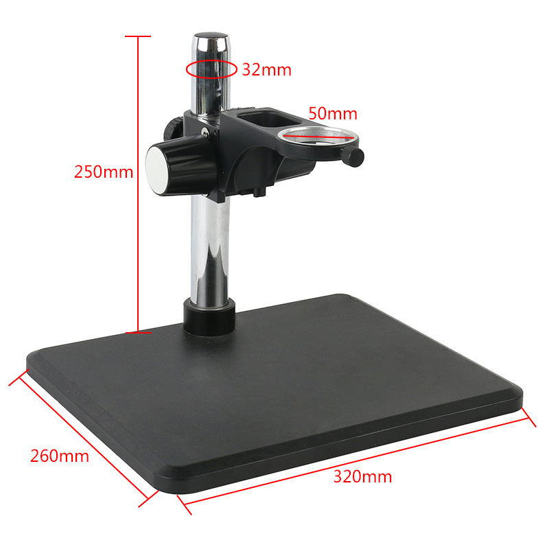 50mm-32mm单筒镜头托架 电子视频显微镜 工业相机重型支架