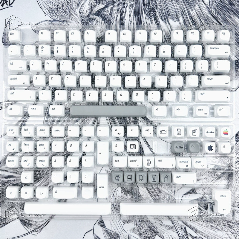 Keycap PC материал туман через поддерживает wooting EZ63MADE68 Hero68ND63 ночь дьявол клавиши