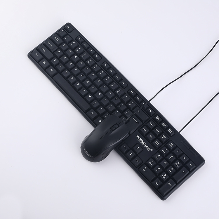 Kit de teclado y ratón USB con cable para oficina