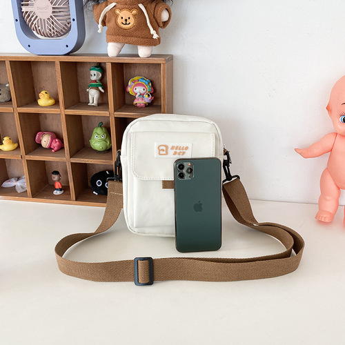 Student Small Shoulder Bag for Girls, Japanese Style Cute School Wind, Versatile Phone Crossbody Bag, Casual Small Bag, Forest System